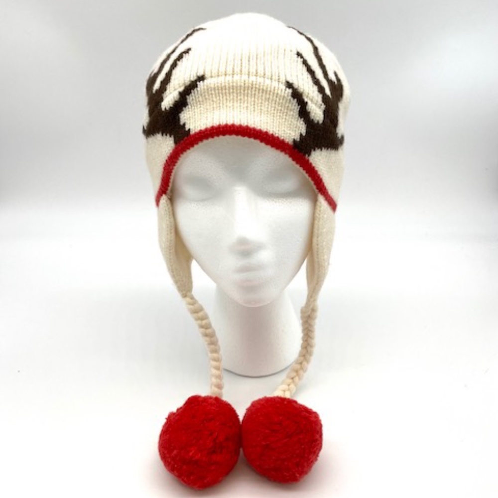Brand New Kate Spade New York Antler Ski Hat~Rare~Simply FUN~